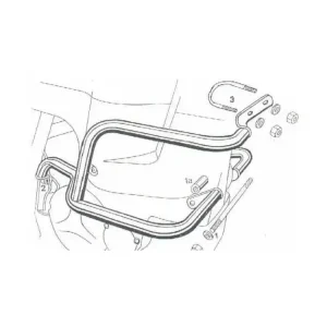 Gmole silnika Hepco&Becker do Suzuki DR BIG 800 (91-97) czarny Wyjątkowa oferta