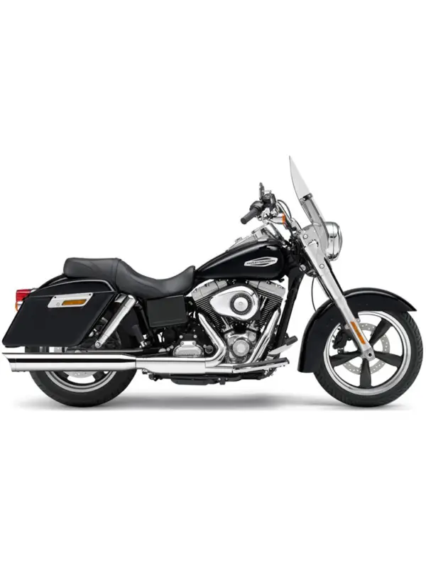 Hit cenowy Tłumik motocyklowy Cobra 4" Slip-On do modeli Harley Davidson Dyna Switchback (12-16)