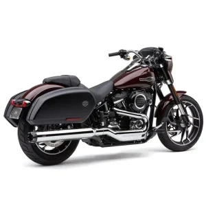 Wybór klientów Tłumik motocyklowy Cobra Neighbor Hater Dual Cut Slip-On do modeli Harley Davidson Softail Sport Glide (18-20) chrom