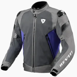 Nie przegap Kurtka motocyklowa tekstylna REV’IT! Control Air H2O szaro-niebieska