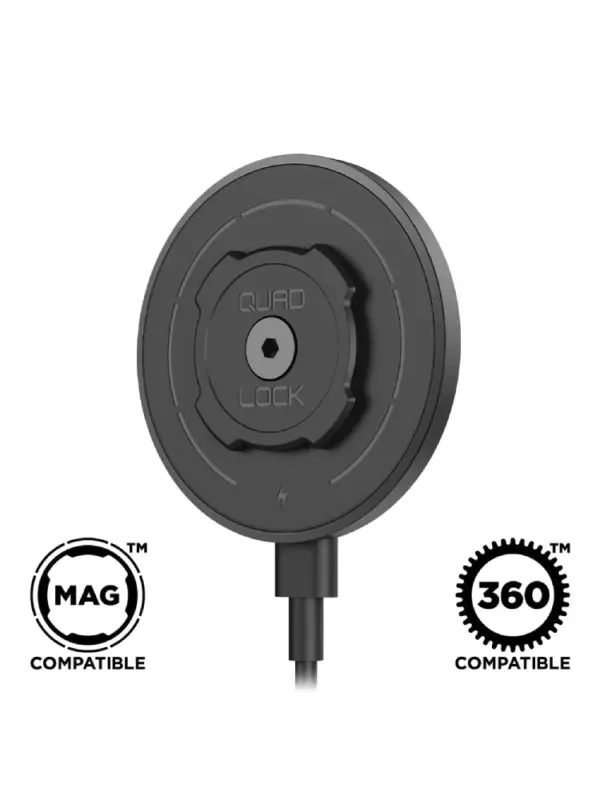 Bezprzewodowa głowica ładująca Quad Lock MAG v2 do biura/ samochodu (magnetyczna) Rabat
