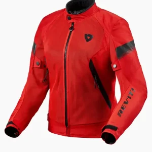 Niska cena Kurtka motocyklowa damska tekstylna REV’IT! Control Air H2O czerwono-czarna
