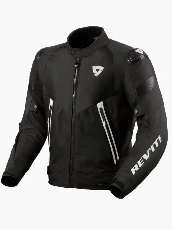 Niska cena Kurtka motocyklowa tekstylna REV’IT! Control H2O czarno-biała