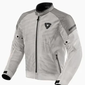 Bezpieczna płatność Kurtka motocyklowa tekstylna REV’IT! Torque 2 H2O szara