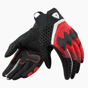 Hit sprzedaży Rękawice motocyklowe damskie letnie REV’IT! Veloz czarno-czerwone