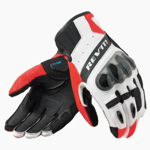 Super okazja Rękawice motocyklowe REV’IT! Ritmo czarno-fluo czerwone