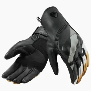 Do wyczerpania zapasów Rękawice motocyklowe damskie REV’IT! Redhill czarno-żółte