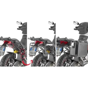 Bezpieczne zakupy Stela kufrów bocznych Monokey Cam-Side GIVI Ducati Multistrada 950 S/ 1260 Enduro (19-21)