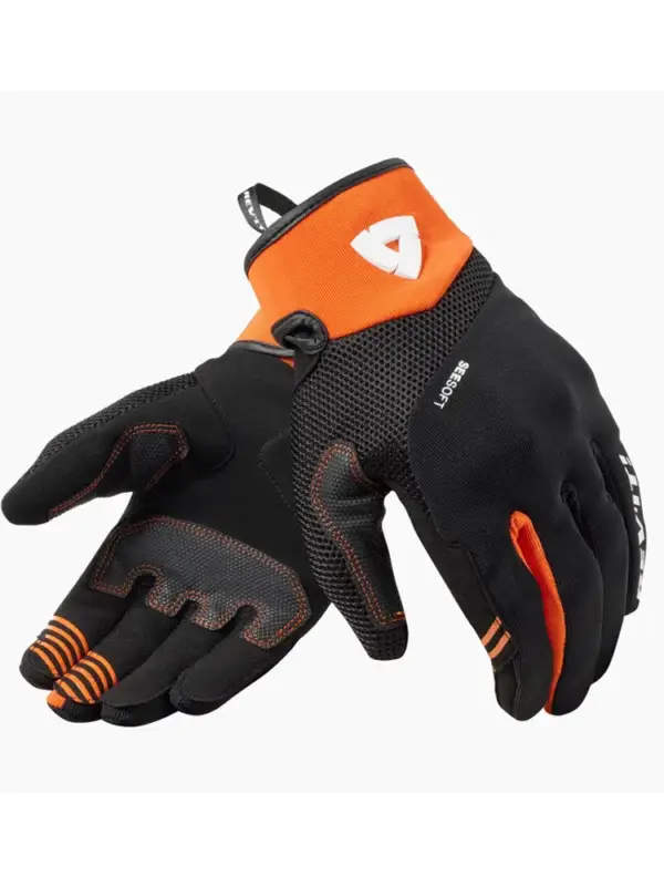 Rękawice motocyklowe letnie REV’IT! Endo czarno-pomarańczowe Tani