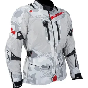 Kurtka motocyklowa tekstylna Leatt ADV FlowTour 7.5 szara Ekspresowa dostawa