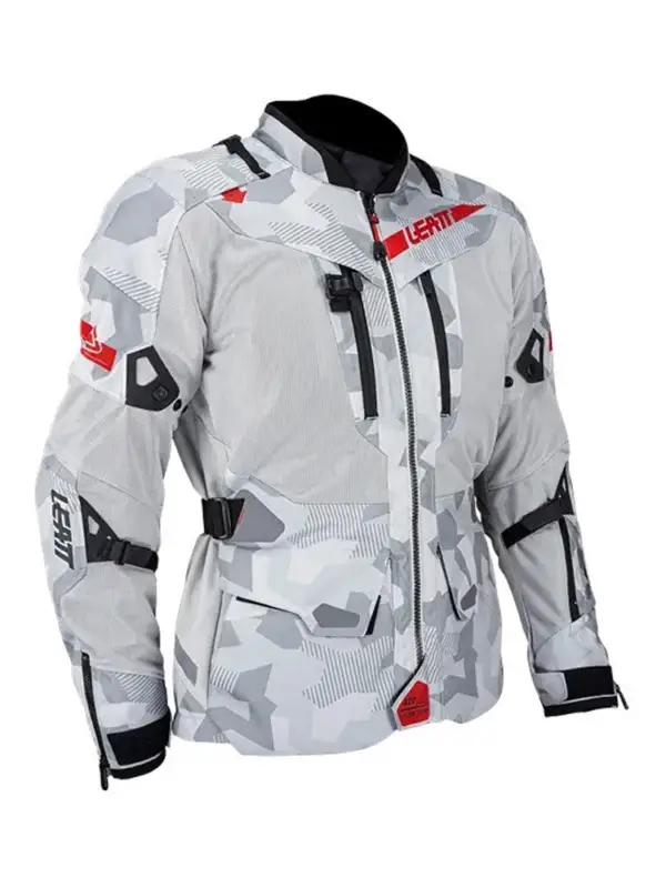Kurtka motocyklowa tekstylna Leatt ADV FlowTour 7.5 szara Ekspresowa dostawa