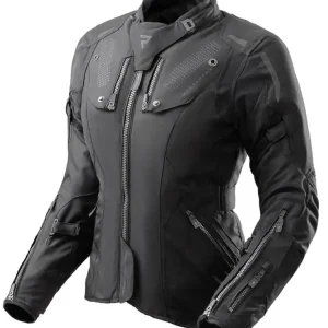Kurtka motocyklowa damska tekstylna Rebelhorn Hiker IV czarna Wyjątkowa oferta
