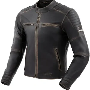 Kurtka motocyklowa skórzana Rebelhorn Hunter II brązowa Sprawdź teraz