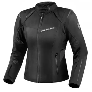 Kurtka motocyklowa damska tekstylna Shima Rush 2.0 czarna Premium