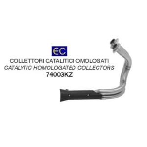 Premium Kolektor Arrow z katalizatorem do wydechu Rebel do Kawasaki Vulcan S 650 (17-20)