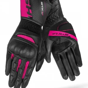 Rękawice motocyklowe damskie Shima STX 2.0 czarno-różowe Oferta limitowana