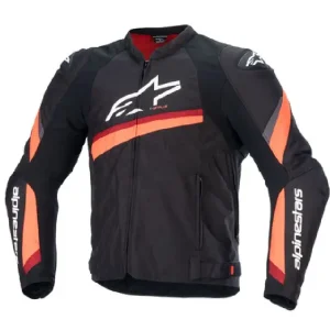 Cena promocyjna Kurtka motocyklowa tekstylna Alpinestars T-GP PLUS R V4 czarno-czerwona