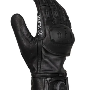 Rękawice motocyklowe skórzane Knox Orsa MK3 czarne Oferta limitowana