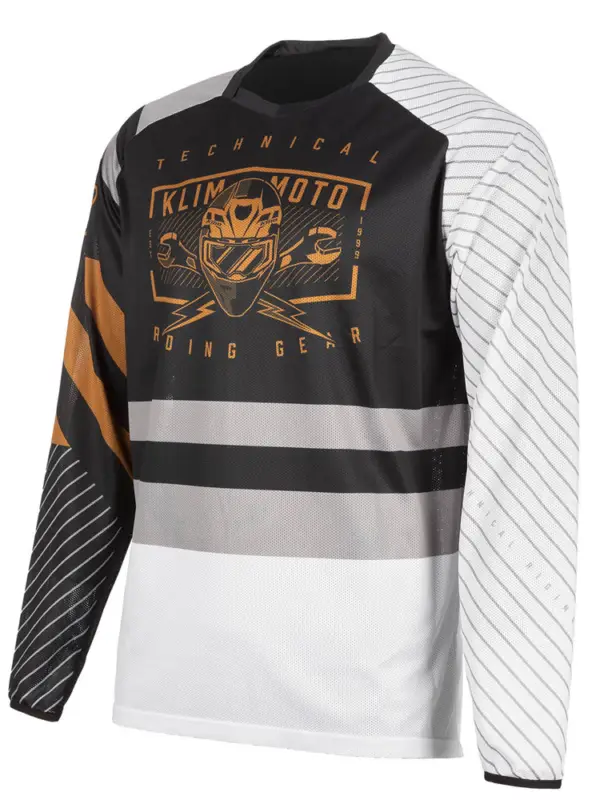 Bluza enduro Klim Petrol czarno-biała Do wyczerpania zapasów