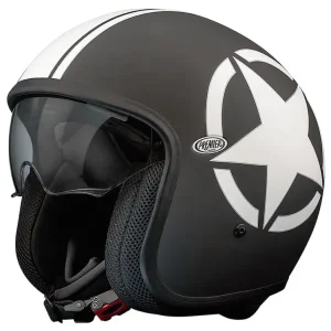 Ostatnia szansa Kask otwarty Premier Vintage Star SG 9BM czarny matowy