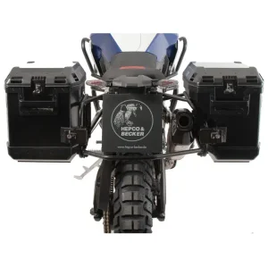 Ostatnia szansa Zestaw: kufry boczne + stelaże Hepco&Becker Xplorer Cutout do BMW F 900 GS (24-) czarne