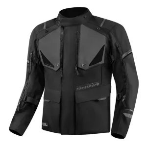 Kurtka motocyklowa tekstylna Shima Runner czarna Premium