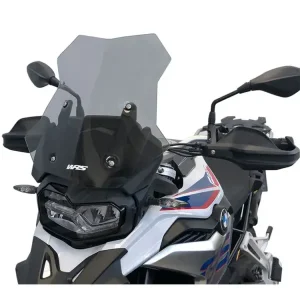 Szyba motocyklowa WRS Caponord do BMW F 850 GS (18-23), F 800 GS/ Adventure (24-) mocno przyciemniana [bez mocowania] Najlepsza cena