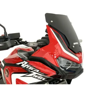 Szyba motocyklowa WRS Sport Honda CRF1100L Africa Twin (20-23) czarna matowa Bestseller