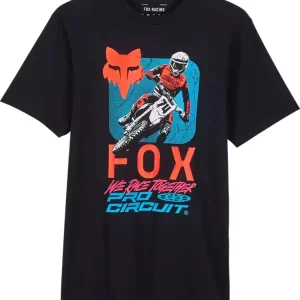 Koszulka Fox X Pro Pro Circuit czarna Hit sprzedaży