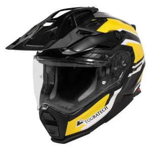 Okazja Kask adventure Touratech Aventuro Pro Carbon czarno-biało-zółty