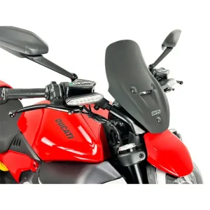 Szyba motocyklowa WRS Touring Ducati Diavel V4/ RS (23-) czarna matowa Wyprzedaż