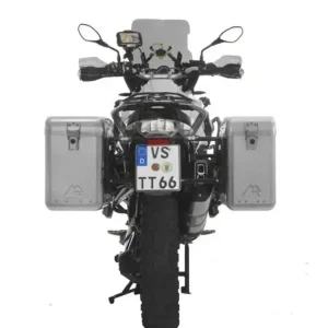 Zestaw: kufry boczne srebrne Zega Mundo + stelaże srebrne Touratech BMW R1250GS/Adventure / R1200GS/Adventure (31+38L) Ograniczona ilość