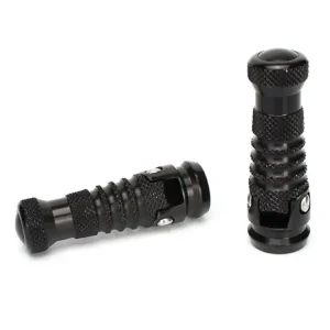Podnóżki składane GILLES UF-25 aluminiowe czarne Wyjątkowa oferta