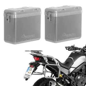 Zestaw: kufry boczne aluminiowe Zega Mundo + stelaże Touratech Honda XL 750 Transalp (23-) [poj.: 31+31l] Tylko dziś