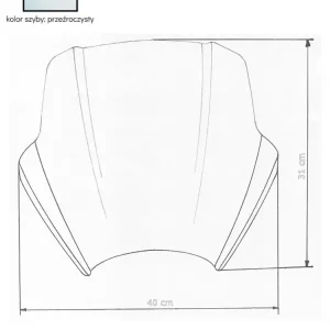 Szyba motocyklowa MRA Speed-Screen "A" do motocykli typu Naked przezroczysta Tani