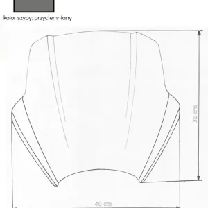 Szyba motocyklowa MRA Speed-Screen "A" + zestaw montażowy BMW F 800 R (-14) przyciemniana Dodaj do koszyka