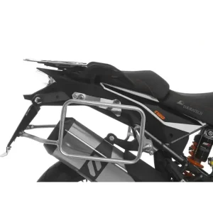 Obniżka ceny Stelaże kufrów bocznych Touratech KTM Super Adventure 1290 (14-20)/ R/ S (17-20)/ T (17) Adventure 1190/ R/ 1090/ 1050 srebrne