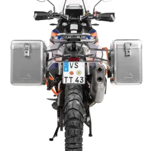 Stelaże kufrów bocznych Touratech KTM Super Adventure 1290 S/R (21-24) srebrne Hit sprzedaży