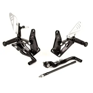 Bestseller Zestaw regulowanych podnóżków z dźwigniami GILLES FXR-H04-B Honda (wybrane modele) czarny