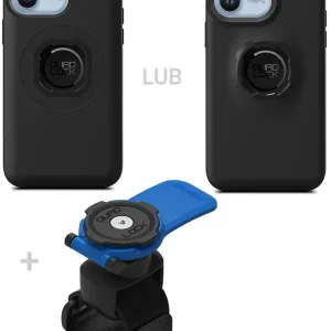 Zestaw: etui na telefon iPhone 14 Pro Max + uchwyt Quad Lock montowany za pomocą paska z szybkozłączką Ekspresowa dostawa