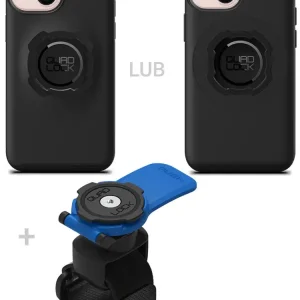 Zestaw: etui na telefon iPhone 13 mini + uchwyt Quad Lock montowany za pomocą paska z szybkozłączką Bezpieczne zakupy