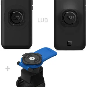 Wyprzedaż Zestaw: etui na telefon iPhone SE (3 i 2 gen) + uchwyt Quad Lock montowany za pomocą paska z szybkozłączką