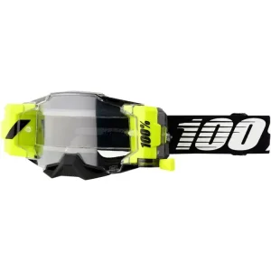 Nowy Gogle motocyklowe 100% Armega Forecast czarno-białe