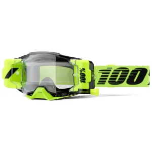 Oferta limitowana Gogle motocyklowe 100% Armega Forecast żółto-czarne