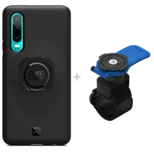 Nie przegap Zestaw: etui na telefon Huawei P30 + uchwyt Quad Lock montowany za pomocą paska z szybkozłączką