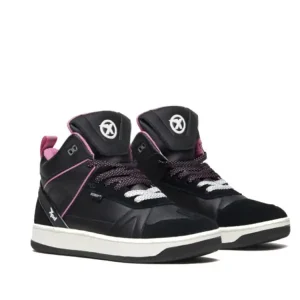 Oferta limitowana Buty motocyklowe Damskie XPD Moto-1 H2OUT Sneakers czarno-różowe