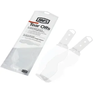 Wybór klientów Zrywki tear-off laminowane do gogli 100% Racecraft 2/ Accuri 2/ Strata 2 (2 x 7 sztuk)