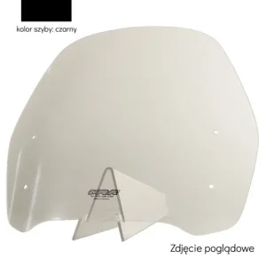 Szyba motocyklowa MRA "RO" Road + zestaw montażowy HKS-D BMW R 1200 R (06-10) czarna Wysoka jakość