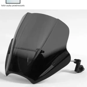 Oferta limitowana Szyba motocyklowa MRA Speed "SPS" + zestaw montażowy HKS-D BMW R 1200 R (06-14) przezroczysta