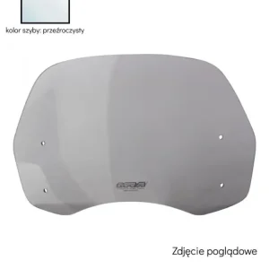 Dostępne od ręki Szyba motocyklowa MRA Street "ST" + zestaw montażowy HKS-D BMW R 1200 R (06-14) przezroczysta